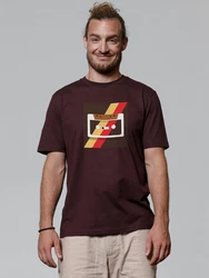 wat? Apparel T-Shirt Kassette Bordeaux/Dunkelrot