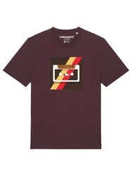 wat? Apparel T-Shirt Kassette Bordeaux/Dunkelrot
