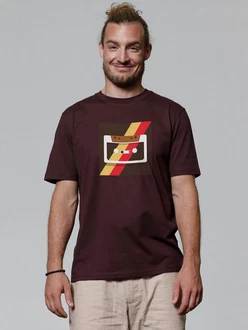 wat? Apparel T-Shirt Kassette Bordeaux/Dunkelrot wat? Apparel T-Shirt Kassette Bordeaux/Dunkelrot