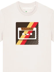 wat? Apparel T-Shirt Kassette Weiß