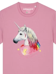 wat? Apparel T-Shirt Flash Rosa