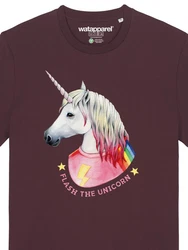 wat? Apparel T-Shirt Flash Bordeaux/Dunkelrot