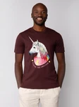 wat? Apparel T-Shirt Flash Bordeaux/Dunkelrot