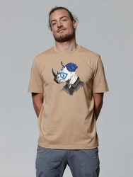 wat? Apparel T-Shirt Nashorn Beige/Braun