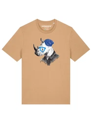 wat? Apparel T-Shirt Nashorn Beige/Braun