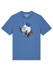 wat? Apparel T-Shirt Nashorn Hellblau/Blau