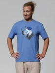 wat? Apparel T-Shirt Nashorn Hellblau/Blau