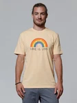wat? Apparel T-Shirt Love is Love Gelb/Mischfarben/Braun/Orange/Beige/Rot