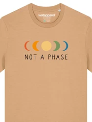 wat? Apparel T-Shirt Not a Phase Beige/Braun/Khaki/Gelb