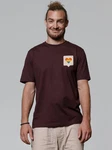 wat? Apparel T-Shirt Von Herzen Bordeaux/Dunkelrot