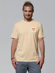 wat? Apparel T-Shirt Von Herzen Gold/Orange/Gelb