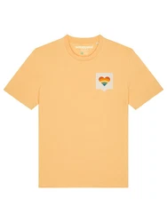 wat? Apparel T-Shirt Von Herzen Gold/Orange/Gelb