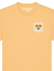 wat? Apparel T-Shirt Von Herzen Gold/Orange/Gelb