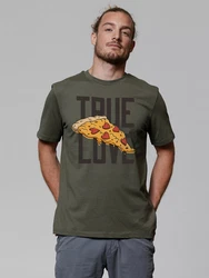 wat? Apparel T-Shirt True Love Dunkelgrün/Braun
