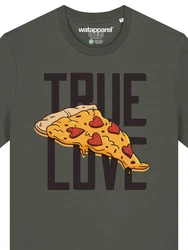 wat? Apparel T-Shirt True Love Dunkelgrün/Braun