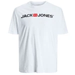 Jack & Jones Plus T-Shirt JJECorp (1-tlg) Schwarz/Hellblau