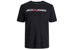 Jack & Jones Plus T-Shirt JJECorp (1-tlg) Schwarz/Dunkelblau/Hellblau/Blau