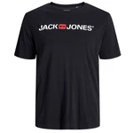 Jack & Jones Plus T-Shirt JJECorp (1-tlg) Schwarz/Dunkelblau/Hellblau/Blau