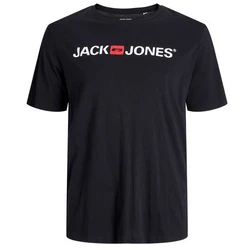 Jack & Jones Plus T-Shirt JJECorp (1-tlg) Schwarz/Dunkelblau/Hellblau/Blau