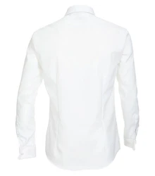 VENTI Langarm Businesshemd Evening uni Weiß/Creme