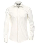 VENTI Langarm Businesshemd Evening uni Weiß/Creme/Beige
