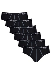 sloggi Slip 6er Pack Start Midi Slip / Unterhose Dunkelblau/Lila/Blau