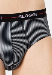 sloggi Slip 4er Pack men Start Midi Slip / Unterhose Schwarz