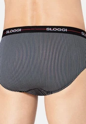 sloggi Slip 4er Pack men Start Midi Slip / Unterhose Schwarz