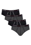 sloggi Slip 4er Pack men Start Midi Slip / Unterhose Schwarz
