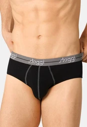 sloggi Slip 4er Pack men Start Midi Slip / Unterhose Gelb/Schwarz/Dunkelgrau/Grau