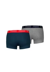 PUMA MEN EVERYDAY TRUNK 2P Grau/Dunkelblau/Blau/Rot