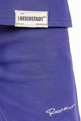 Reichstadt Oversize-Shirt Casual Kurzarm T-shirt (23RS041) Lila (23RS041)