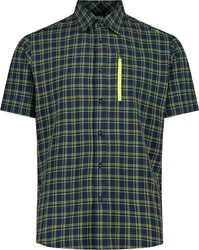 CAMPAGNOLO MAN SHIRT Blau/Limette (46)