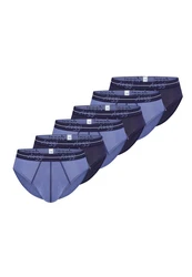 sloggi Slip 6er Pack Start Midi Slip / Unterhose Dunkelblau/Blau