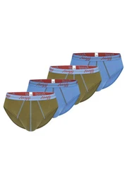 Slip 4er Pack men Start (Spar-Set, 4-St) Midi Slip / Unterhose - Baumwolle - Ohne Eingriff - Atmungsaktiv