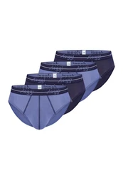 sloggi Slip 4er Pack men Start Midi Slip / Unterhose Dunkelblau/Blau