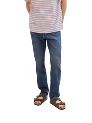 TOM TAILOR 5-Pocket Jeans Rot/Weiß