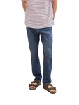 TOM TAILOR 5-Pocket Jeans Rot/Weiß