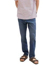 TOM TAILOR 5-Pocket Jeans Rot/Weiß