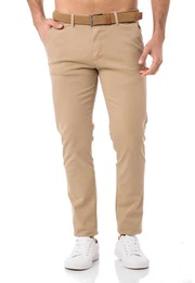 Jeanshemd inklusive hochwertigem Stretch-Grtel Casual Diese Hose kommt mit einem modischen und robusten Stretch-Grtel.