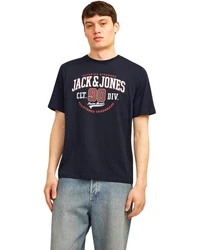 Jack & Jones Print-Shirt (Spar Set, 3er-Pack) 