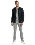 ROADSIGN australia Fleecejacke Mate Hellgrau/Grau/Dunkelgrau/Hellblau