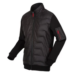 Regatta Strickfleecejacke Colliston Rot/Schwarz/Grau/Dunkelrot/Bordeaux
