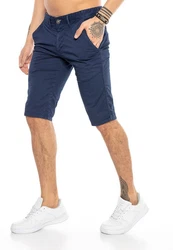 RedBridge Herren Chino Shorts Dunkelblau/Hellblau/Blau