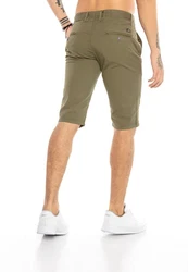 RedBridge Herren Chino Shorts Khaki/Dunkelgrün/Creme/Beige