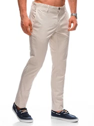 Edoti Herren Chinohose Khaki/Beige