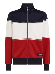 Sweatjacke COLOURBLOCK TRACK JACKET mit Stehkragen