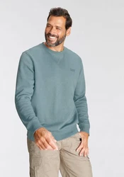 Man's World Sweatshirt Basic-Stil Rundhalsausschnitt unifarben