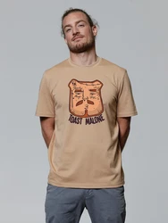 wat? Apparel T-Shirt Toast Malone Beige/Braun