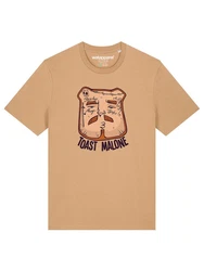 wat? Apparel T-Shirt Toast Malone Beige/Braun